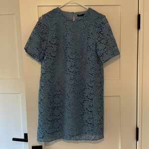 Zara babe blue lace dress